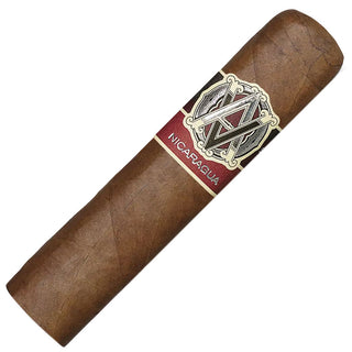 Cigar with a Nicaragua label on a white background