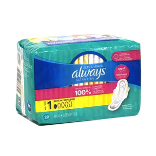 Always Ultra Thin Pad Size 1 (22ct)