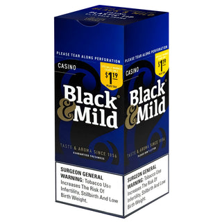 Black & Mild Casino Plastic Tip $1.19 (25/1ct)