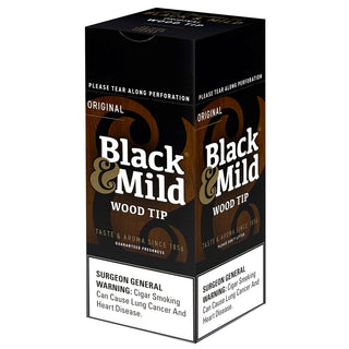 Black & Mild Original Wood Tip No Price (25/1ct)