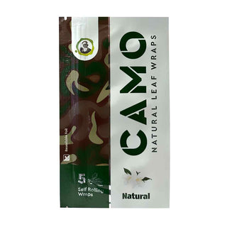 Camo Leaf Wrap packaging on white background