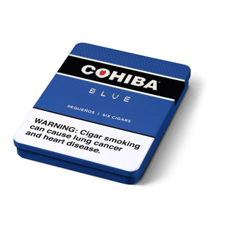 Cohiba Blue cigar packaging on a white background