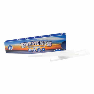 Pack of Elements cones with white rolling papers on a white background