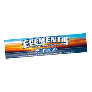 Elements rolling paper packaging on a white background