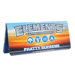 Elements ultra thin papers packaging on a white background
