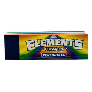 Box of Elements Prism Tips with colorful design on a white background