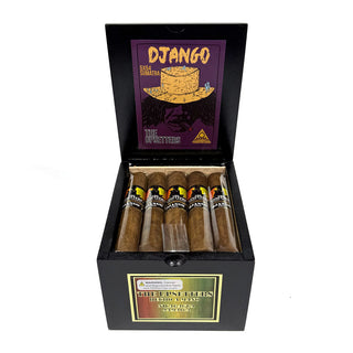 Box of Foundation the Upsetters Django cigars on a white background