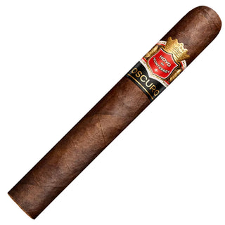 Hoyo De Monterrey Oscuro cigar with a visible label on a white background