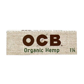 OCB Organic Hemp rolling paper pack on a white background