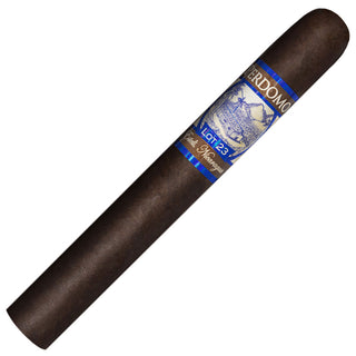 Perdomo Lot 23 Maduro cigar with Perdomo label on a white background