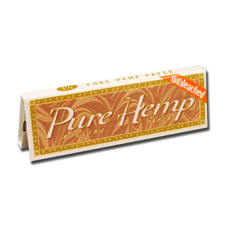 Pack of Pure Hemp rolling paper on a white background