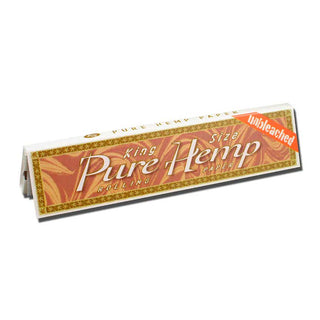 King Size Pure Hemp rolling paper pack on a white background