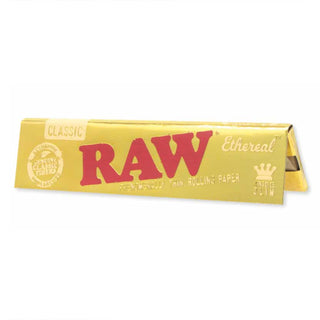 Pack of RAW Ethereal Rolling Papers on white background