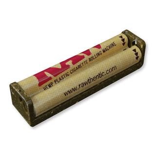 Raw hemp plastic rolling machines on a white background