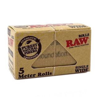 Pack of Raw rolling papers with visible branding on a white background