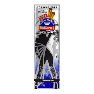 XXL Hemp Wraps packaging with branding and product details on a white background