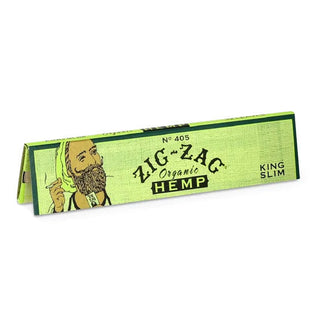 Zig-Zag Organic Hemp rolling paper pack on a white background