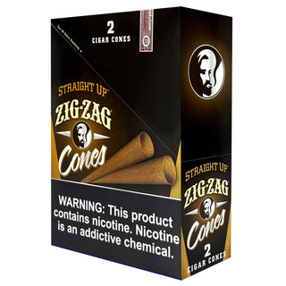 Zig Zag Straight Up Cigar Cones 15/2ct