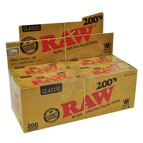 RAW King Size Slim 200's Full Box