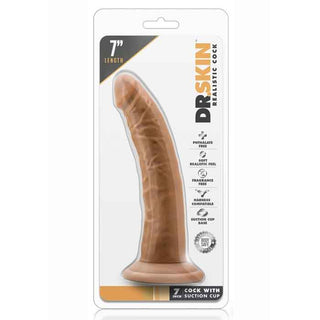 Dr. Skin Silver Collection Dildo with Suction Cup 7"