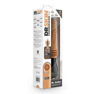 Dr. Skin Dr. Arthur Thrusting Gyrating Vibrating Dildo 10.5"