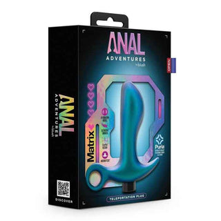 Anal Adventures Matrix Teleportation Plug Silicone Anal Plug