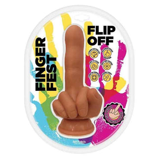 Finger Fest Flip Off Silicone Dildo