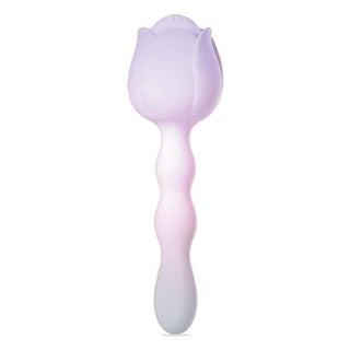 Wet Dreams Rosie Posey Silicone Rose Shaped Vibrating Wand