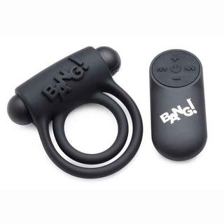 Bang! Cock Ring and Vibrating Bullet with Remote Control