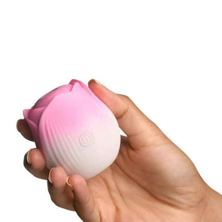 Bloomgasm Pulsing Petals Throbbing Silicone Rose Stimulator