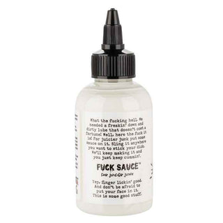 Fuck Sauce Water Based Lubricant 4oz.