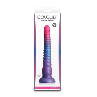 Colours 9" Stacked Silicone Dildo