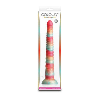 Colours 12" Stacked Silicone Dildo