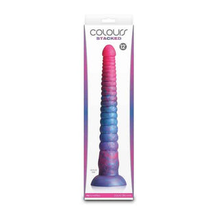 Colours 12" Stacked Silicone Dildo