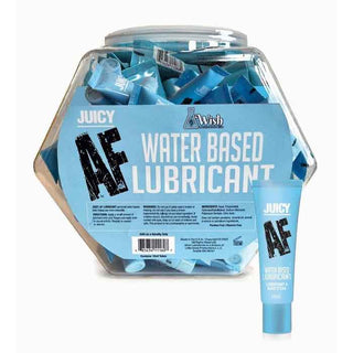 Juicy AF Water Based Lubricant 10ml Fishbowl (65ct)
