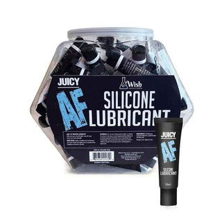 Juicy AF Silicone Lubricant 10ml Fishbowl (65ct)