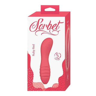 Sorbet Ruby Red Silicone Bullet Vibrator