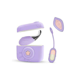 Play With Me Snapstar Rechargeable Vibrator Set with Remote (4 Piece)