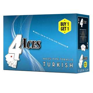 4 Aces Turkish Pipe Tobacco B1G1 1.2oz 6ct