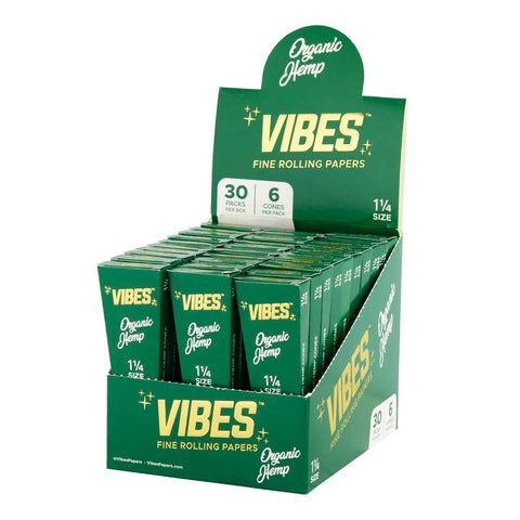 Vibes Cones Organic Hemp 1 1/4 Size