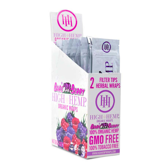 High Hemp Wraps Bare Berry Flavor