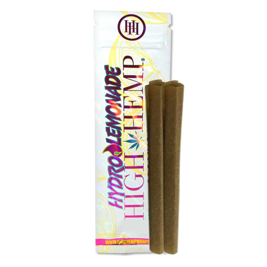 High Hemp Wraps Hydro Lemonade Flavor