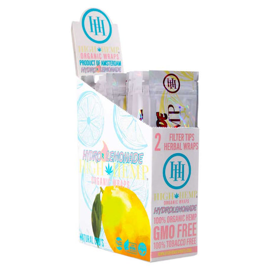 High Hemp Wraps Hydro Lemonade Flavor