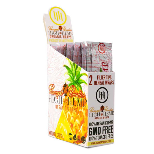 High Hemp Wraps Pineapple Paradise Flavor