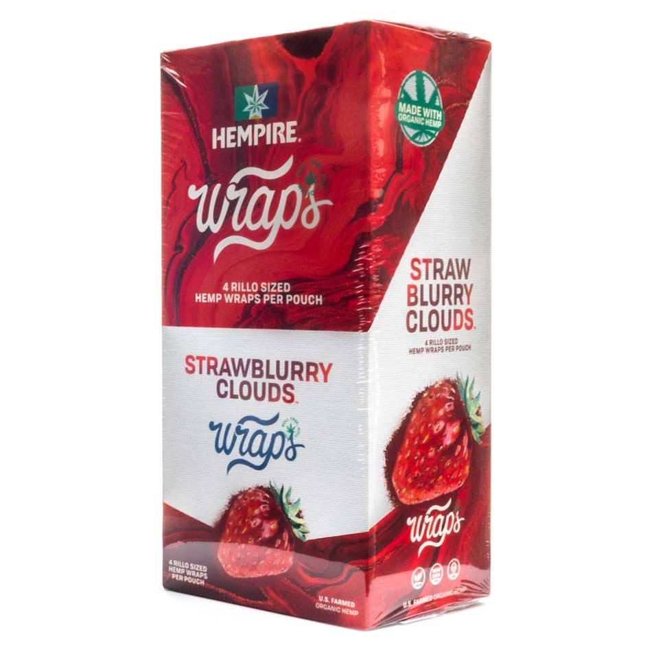 Hempire Hemp Wraps StrawBLurry Clouds Flavor