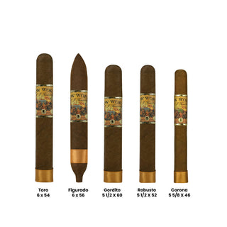 Assortment of New World Dorado Cigars on white background