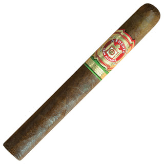 Cigar with a label on a white background