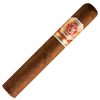 Cigar with a Fuente label on a white background