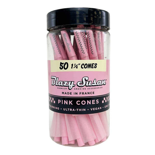 Blazy Susan Pink 1 1/4 Cones (50ct)