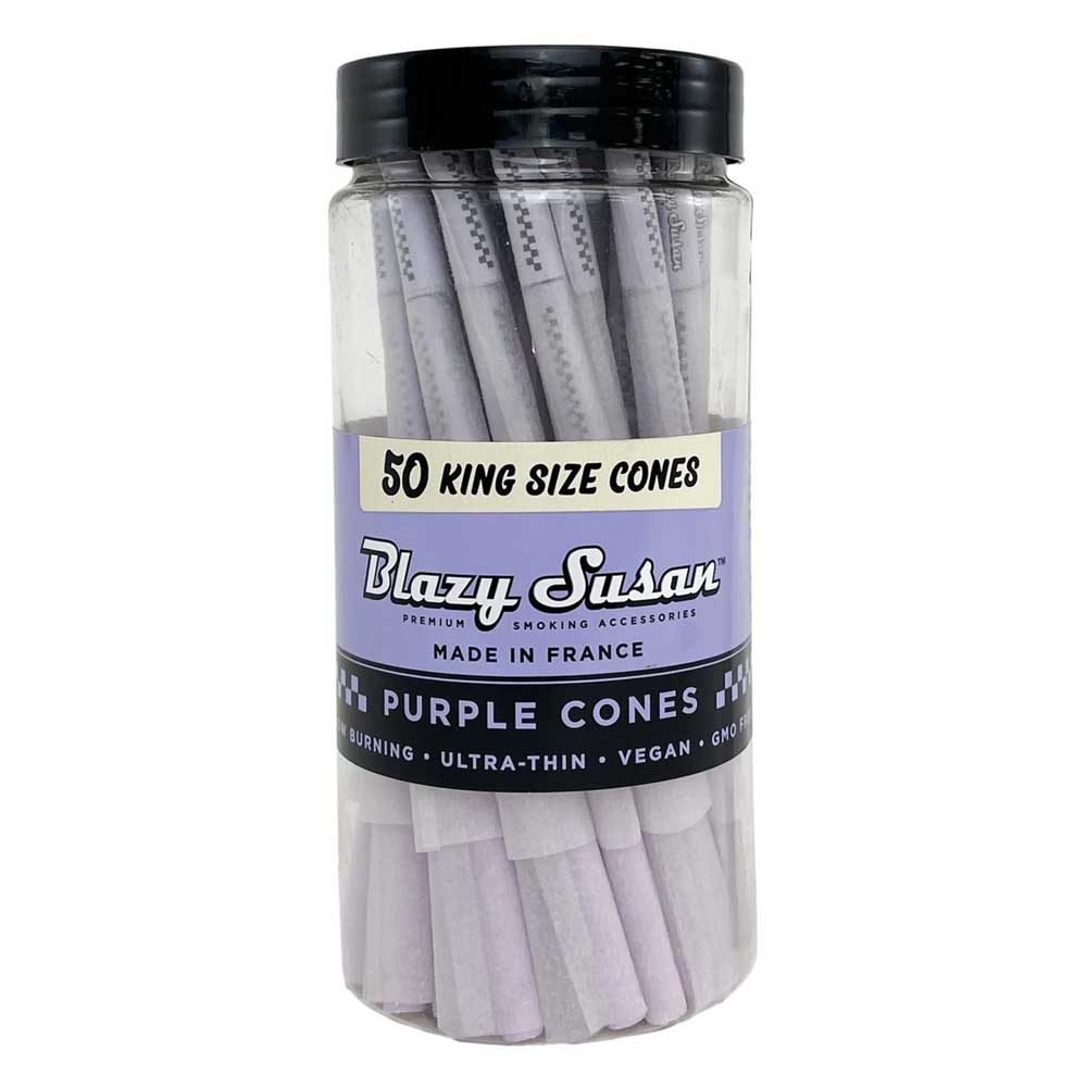 blazy susan purple king size cones 50ct